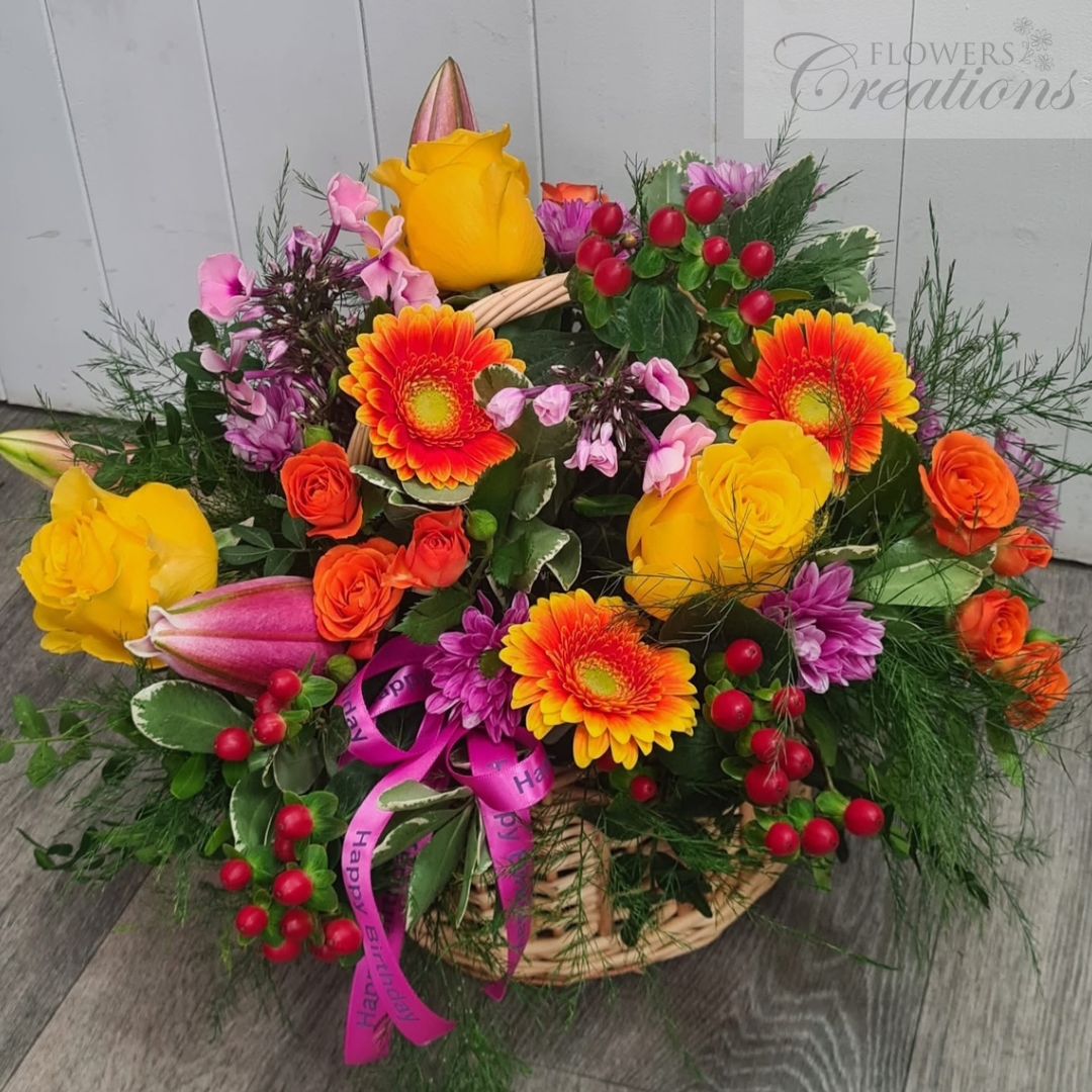 Bright colourful bouquet